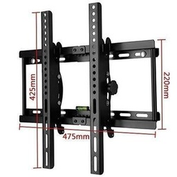 Support Mural-Compatible- Tv 26"-55" Pouces- Solidité Amled D'Origine - Pivotant Haut/Bas - Noir