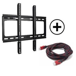 Support Mural - Compatible TV Ecran Plat - 14-42 Pouces - Noir