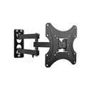 Support Mural Compatible - TV - 14 à 42 Pouces - Pivotant - Inclinable - Noir