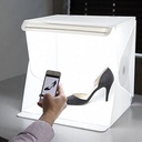 Studio Photo Box Lumineux LED 40cm-Blanc