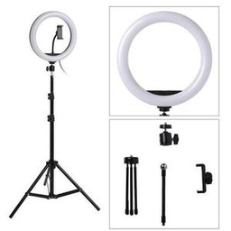 Eclairage LED - Live Vidéo -  Pouces, 80W 5500K Pour  Web Live Facebook Youtube Instagram - Noir