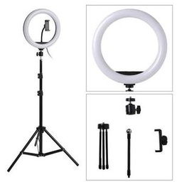 Eclairage LED - Live Vidéo - 18 Pouces, 80W 5500K Pour  Web Live Facebook Youtube Instagram - Noir