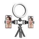 LED Selfie Ring Light 2 Téléphones