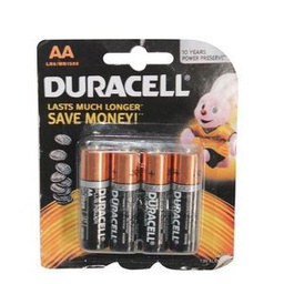 Duracell Lot De 4 Piles Alcalines Duralock Non Rechargeable  - Noir/Or