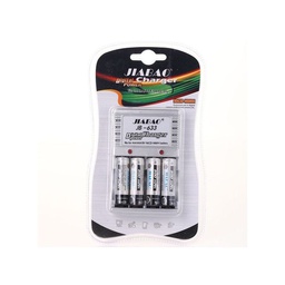 Jiabao Chargeur De Pile + 4 Piles Rechargeables 100 MAh