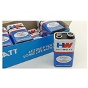 Un Lot De 10 Batteries Ou Piles De 9v HI-Watt Pour Microphone Balladeur - Multicolore