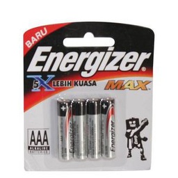Energizer Lot De 4 Petites Piles Alcalines Energizer Max - Argenté/Noir