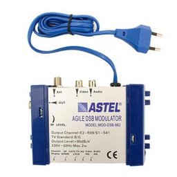 Gulf Star Modulateur Amplifié TV - Entrée AV / Sortie RF - 501 - Bleu