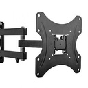 Support Mural - Compatible - Smart TV - 26-63 Pouces - Toute Serie - Noir