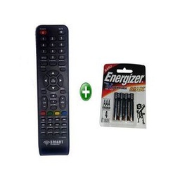 Télécommande Universel - Noir +  4 Pile Energizer  - Noir