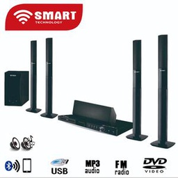 SMART TECHNOLOGY Home Cinéma STH-288 - DVD - VCD - CD - DVD-9 - MP3 - MPEG  - Noir - Garantie 06 Mois