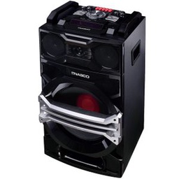 Nasco Haut-parleur bluetooth - MP3 - Usb - Fm radio - Karaoké - 100W