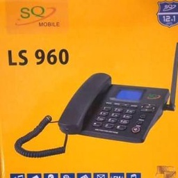 SQ Mobile Combiné Fixe GSM LS 960 Avec 2 Carte SIM - Noir