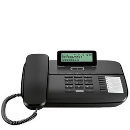 Gigaset DA710 Téléphone Filaire Avec Répertoire Pour Une Utilisation Résidentielle Et Professionnelle - Noir
