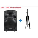 Enceinte Bluetooth Haut- Parleur Avec 2 Micro-baladeur