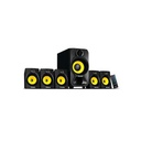 Philips Home Cinéma 5.1 - SPA3800B - 5 Baffles - USB - MP3 - Noir