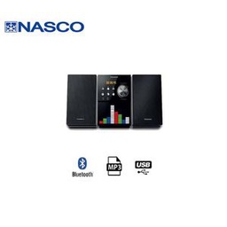 Nasco Chaîne Hi-Fi - 20 W - HIFI_SN-S658 - Usb - MP3 - Radio Fm - Carte Mémoire - Noir