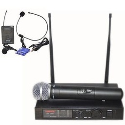 Jerry Baffle Professionel Bluetooth Sans Fil - Avec 2 Micro- Noir