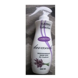 Karma Collection 01 Désodorisant Sans Gaz - Karma Collection - Lavande - 400 ML - Blanc Noir Violet