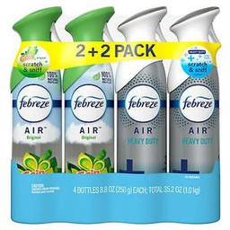 Febreze 4 Assainisseur D’air Et D’odeurs Febreze