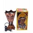 Encensoir Electrique - Métal - 220 V - 14 X 12,4 X 22 Cm - Bronze