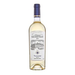 La Cave des Rois CHATEAU BAUDEVILLE Vin Blanc Moelleux 12% Alc. - Sélection Grands Vins - Cuvée Prestige