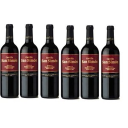 Castillo San Sim¢n Lot De 6 Bouteilles Vin Rouge  - 75Cl