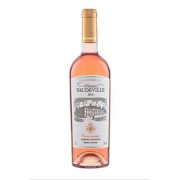 La Cave des Rois CHATEAU BAUDEVILLE Vin Rosé Sunset 12,5% Alc. - Cabernet Sauvignon (75%) &amp; Merlot (25%)