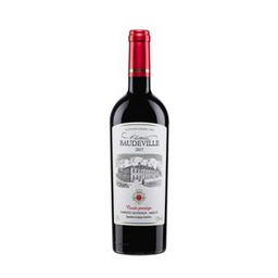 La Cave des Rois CHATEAU BAUDEVILLE Vin Rouge 13,5% Alc. - Cabernet Sauvignon (75%) &amp; Merlot (25%)
