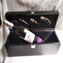 CHATEAU TOUGINAS Vin Bouché, Château Tauginas, Bordeaux Cuvée 2006, Vin En Coffret Avec Accessoires à Vin