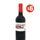 Petit Palace Lot De 6 Bouteilles De Vin Rouge Pétit Palace - 75cl  - 12% Alc - Rouge