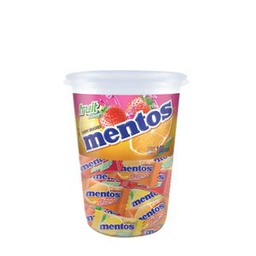 Mentos Tendres dragées Mentos Cup Mono Fruit x100