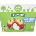 Carrefour Compote Pommes Sans Sucres Ajoutés