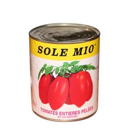 Solemio TOMATES ENTIERES PELEE 800G