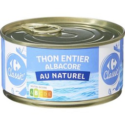 Carrefour Thon Albacore Precuit Naturel – 200g