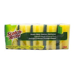 Scotch Brite Éponges à Récurer Résistante Protège Ongle X5 -  Scotch Brite