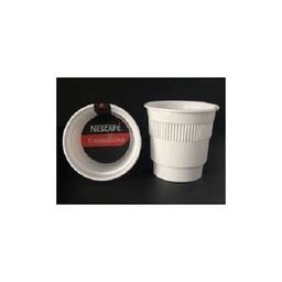 Gobelet Prédosé Café Cappuccino - Blanc