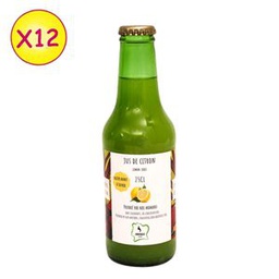 Lot De 12 Bouteilles De Jus De Citron 25cl - Vert