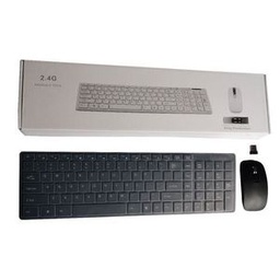 Mini Clavier Sans Fil + Souris Optique Sans Fil - De Haute Qualité