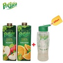 Pressea Kit Sélection Présséa  100 % ( Orange + Pomme ) - 1L ( La Gourde Est Offerte)