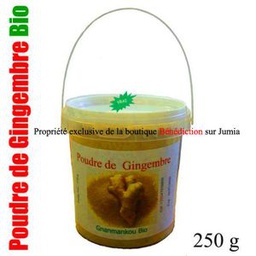 Bio Poudre De Gingembre 100% Naturel - 250g