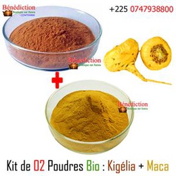 Kit De 02 Poudres Bio : Kigélia + Maca