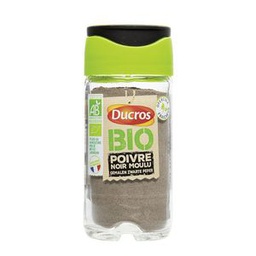 Ducros Poivre Noir Moulu Bio 43Gr