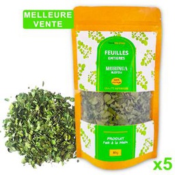 Gm Moringa Feuilles Entières 30g X 5 - Bio