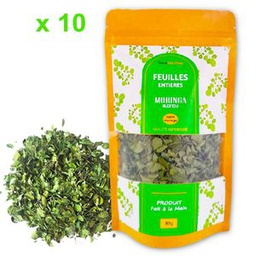 Gm Moringa Feuilles Entières 10 X 30g - Bio