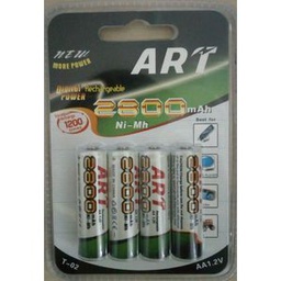 Piles Rechargeables - Vert/Noir