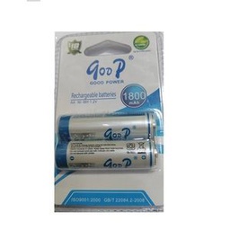 2XPiles GOOP1800mAh AA  Rechargeables - Multicolore
