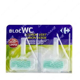 Carrefour Blocs Wc Citron Vert Avec Javel