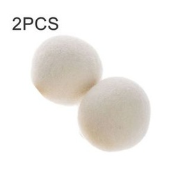 7CM Electrostatic Eliminating Laundry Clean Balls Laundry Fabric Softener Ball-white-2PCS