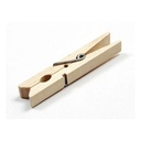 Lot De 24 Pinces A Linge En Bois